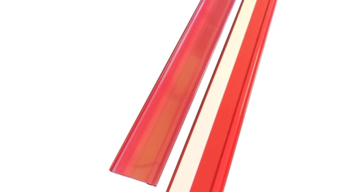 Držač etiketa crvena samoljepljiva 1200×50 mm